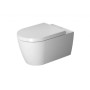 Piekaramais pods Duravit ME by Starck WonderGliss Rimless ar SoftClose vāku Balts 45290900A11