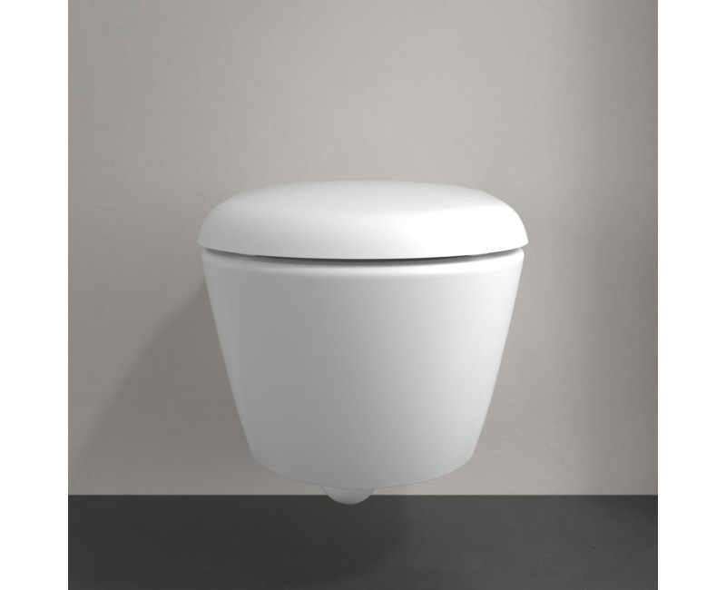 Piekaramais pods Villeroy & Boch Antao CeramicPlus Rimfree TwistFlush skalošana, Bez Vāka, Balts 4674T0R1