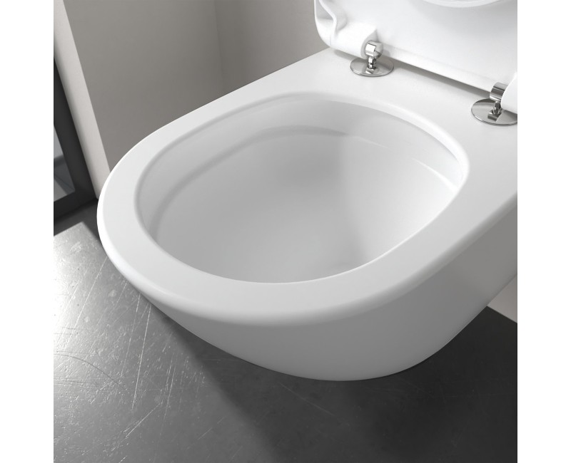 Piekaramais pods Villeroy & Boch Antao CeramicPlus Rimfree TwistFlush skalošana, Bez Vāka, Balts 4674T0R1