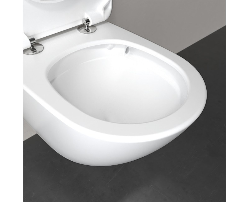 Piekaramais pods Villeroy & Boch Antao CeramicPlus Rimfree TwistFlush skalošana, Bez Vāka, Balts 4674T0R1