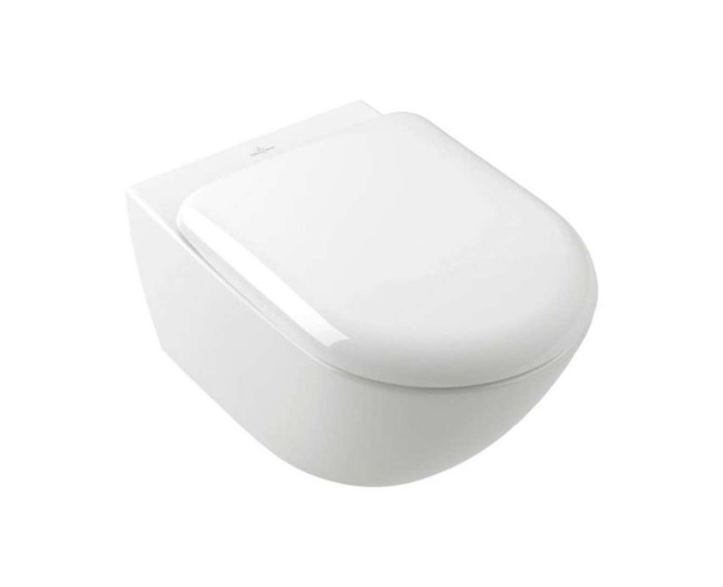 Piekaramais pods Villeroy & Boch Antao CeramicPlus Rimfree TwistFlush skalošana, Bez Vāka, Balts 4674T0R1
