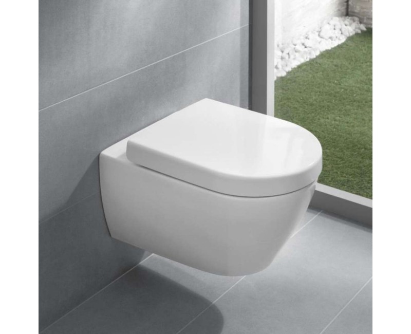 Piekaramais pods Villeroy & Boch Subway 2.0 DirectFlush Rimless bez vāka balts 5606R001