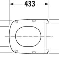 Кришка для унитаза Duravit DuraStyle, белое 0063710000