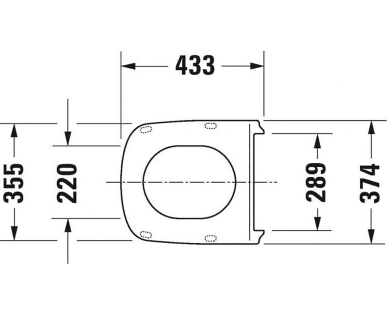 Кришка для унитаза Duravit DuraStyle, белое 0063710000