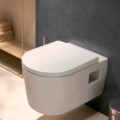Tualeto dangtis Hansgrohe EluPura Original S su SoftClose ir QuickRelease 60148450 baltas