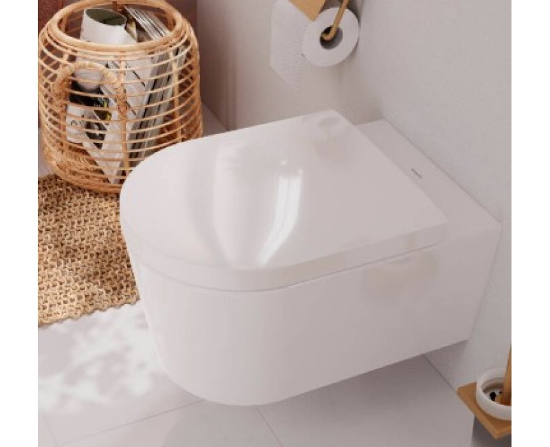 Кришка для унитаза Hansgrohe EluPura  S с QuickRelease белый 60196450
