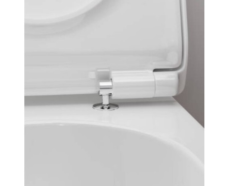 Кришка для унитаза Hansgrohe EluPura S  с Soft Close и QuickRelease белый 60200450