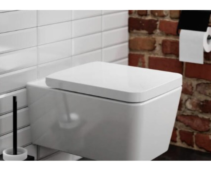 Poda vāks Hansgrohe EluPura ar Soft Close un QuickRelease 60198450 Balts