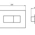 Кнопка для рамы Ideal Standard Solea P2 Matt хром R0110JG
