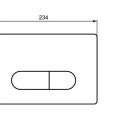 Ideal Standard Oleas P1 Paslėptam rėmui Matinis Chromas R0116JG