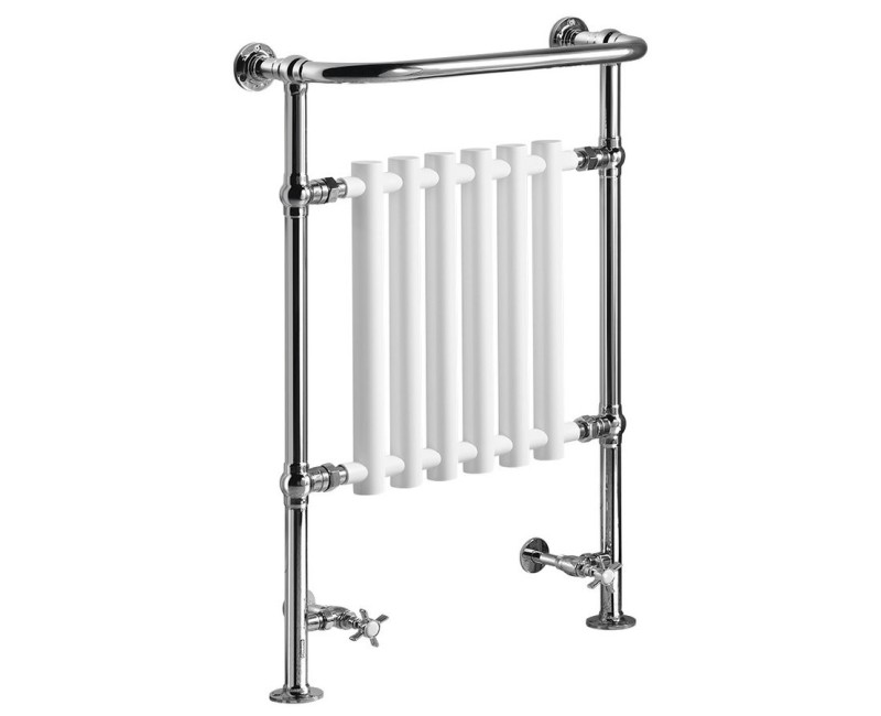 Dvieļu žāvētājs / Radiators Sapho CORK 68x96 cm, 550 W, hroms/balts RE104