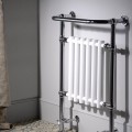 Dvieļu žāvētājs / Radiators Sapho CORK 68x96 cm, 550 W, hroms/balts RE104