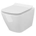 Piekaramais pods Cersanit City Rimless SET B220  ar Vāku Soft Close, EASY-OFF S701-405