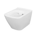 Piekaramais pods Cersanit City Rimless SET B220  ar Vāku Soft Close, EASY-OFF S701-405