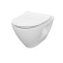 Piekaramais pods Cersanit Mille Rimfree, bez vāka balts S701-454