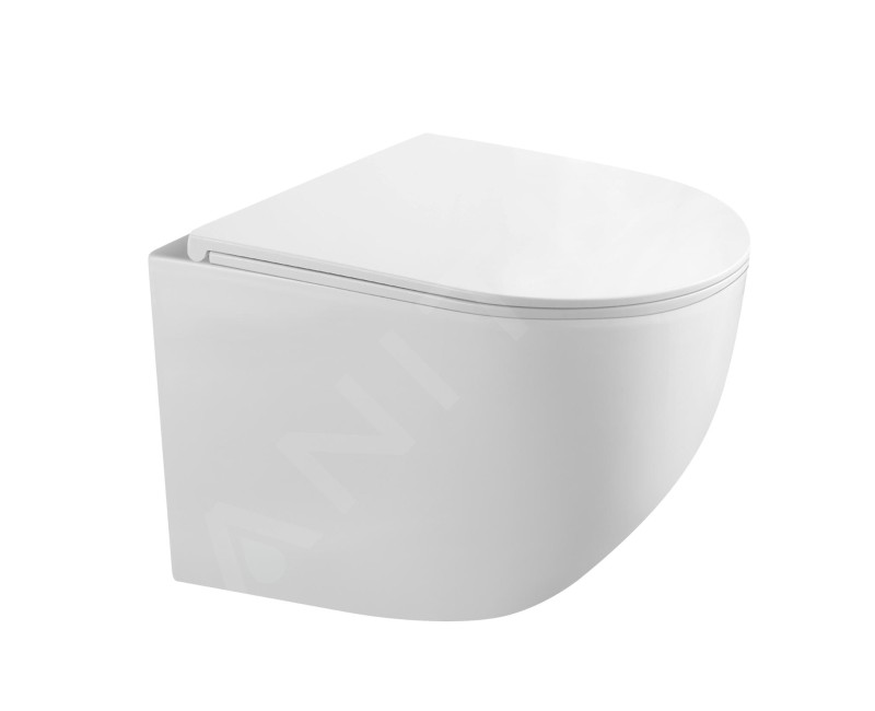 Tualetes poda komplekts Geberit Duofix rāmis ar Matētu Hroma Delta01  pogu pods Kielle Gaia Rimlessun SoftClose Vāku