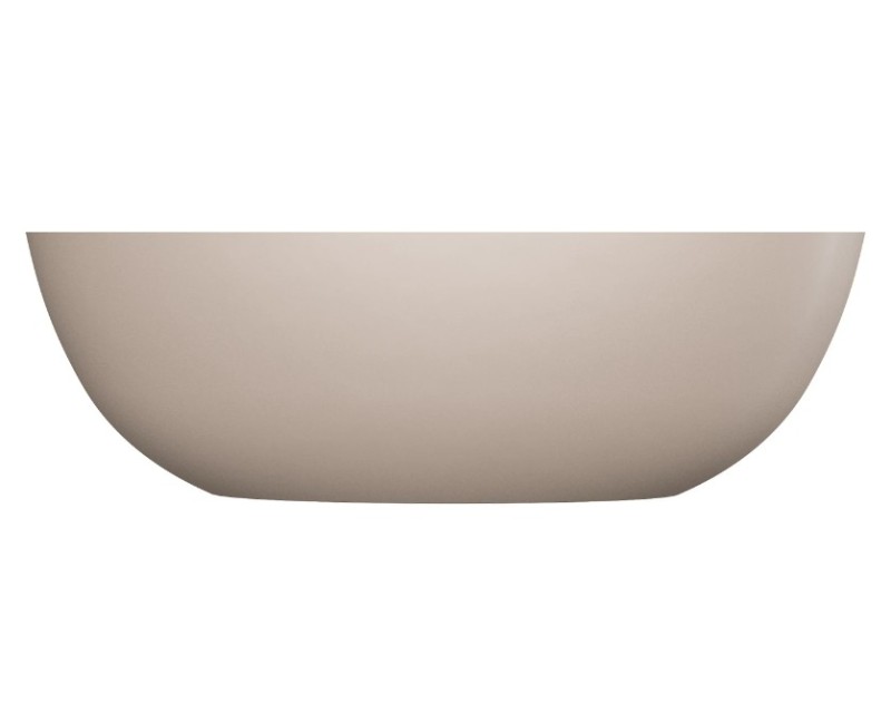 Отдельностоящая ванна Omnires SHELL M+ Stone mass 160 x 75 см, matt dune beige