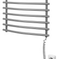 Dvieļu žāvētājs / Radiators AQUALINE Elektriskais 57x47cm, pelēks alumīnijs/metālisks RAL9007 SU210A