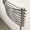 Dvieļu žāvētājs / Radiators AQUALINE Elektriskais 57x47cm, pelēks alumīnijs/metālisks RAL9007 SU210A