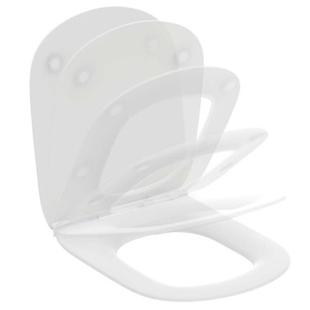 Кришка для унитаза Tesi Ideal Standard с функцией SoftClose, белое, T3527V1