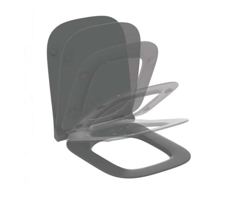 Кришка для унитаза Ideal Standard i.Life B с функцией SoftClose серое T500358