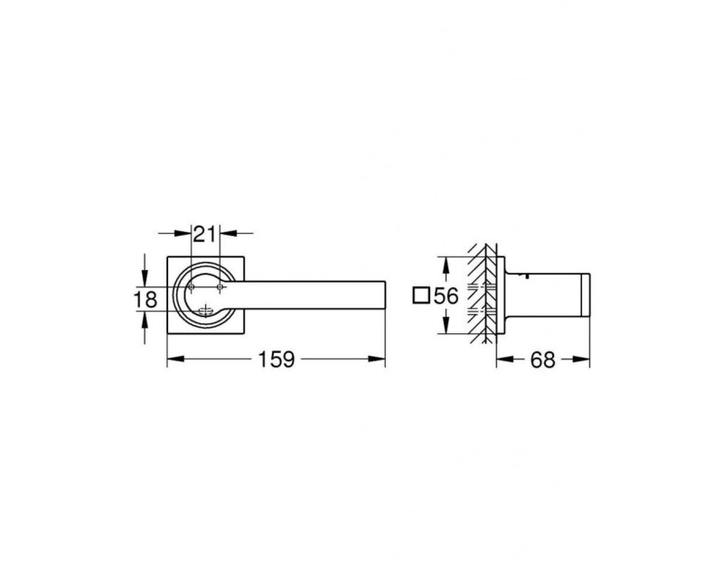Tualetes papīra turētājs Grohe Allure Cool Sunrise 40279GL1