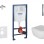 Tualetes poda komplekts Grohe rāmis Rapid SL+WC Kielle Oudee Rimless +hromēta poga Skate Cosmopolitan+vāks Soft Close 11BA1104