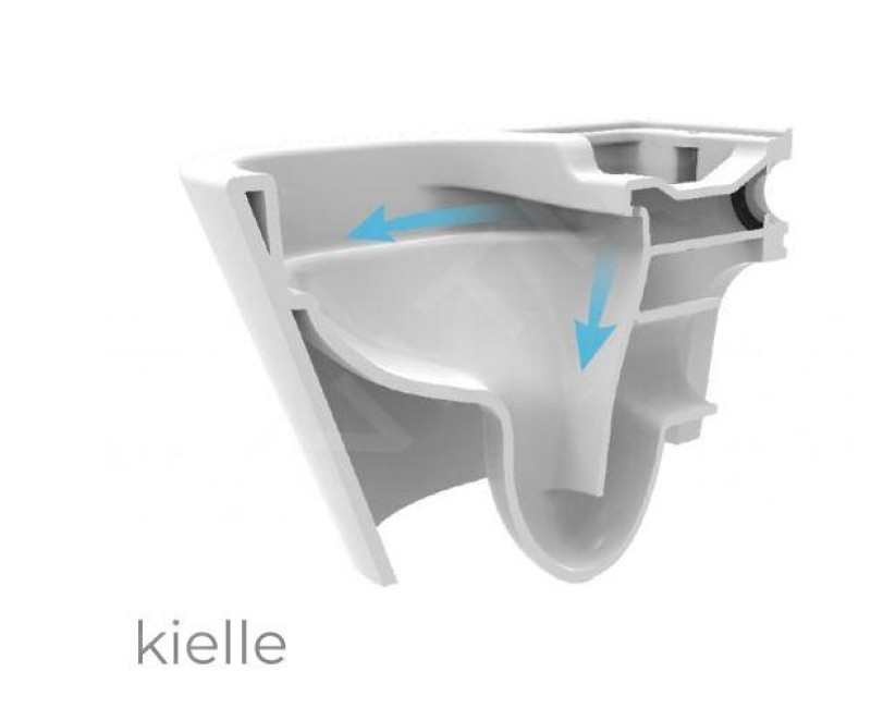 Piekaramais pods Kielle Oudee Rimless ar SoftClose vāku 30102001