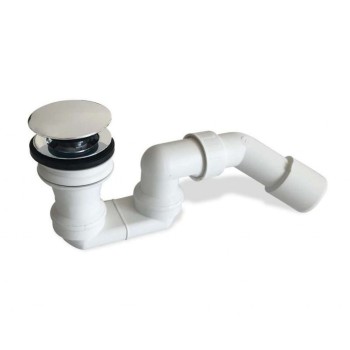 Сифон для ванны Villeroy & Boch с кнопкой Push-Open, хром U90952061