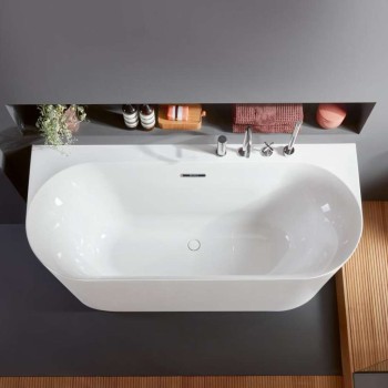 Vanna Villeroy & Boch Loop&Friends 170x75cm, Lietā akrila, Alpu balta UBA170LOF9CS00V-01