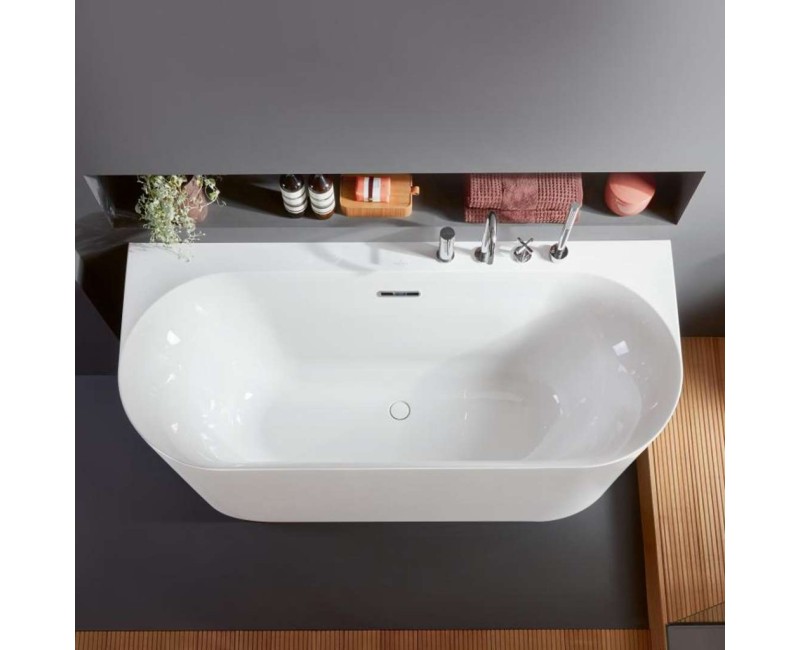 Vanna Villeroy & Boch Loop&Friends 170x75cm, Lietā akrila, Alpu balta UBA170LOF9CS00V-01