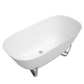 Отдельностоящая ванна Villeroy & Boch Antheus 155x75 см,  Quaryl®, альпийский белый UBQ155ANH7F400V-01