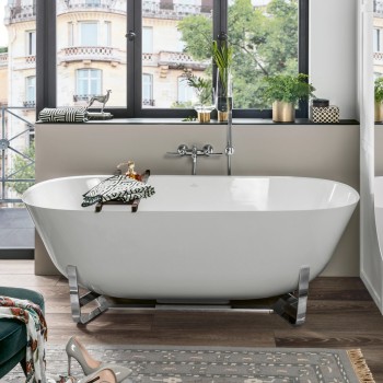 Отдельностоящая ванна Villeroy & Boch Antheus 155x75 см,  Quaryl®, альпийский белый UBQ155ANH7F400V-01