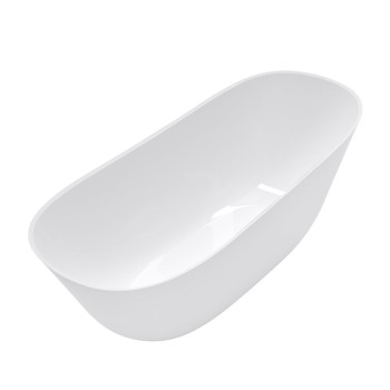 Отдельностоящая ванна Villeroy & Boch Theano 170x75 см, Quaryl®, SilentFlow, альпийский белый UBQ170ANH7F200TV01