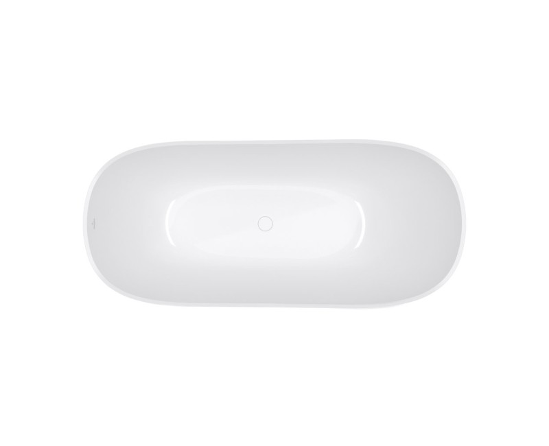 Отдельностоящая ванна Villeroy & Boch Theano Quaryl®, 170x75 см, альпийский белый UBQ170ANH7F200V-01