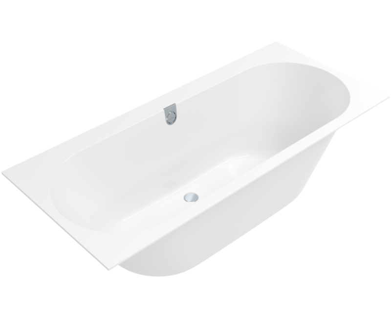 Villeroy & Boch Прямоугольная ванна Oberon 2.0 Duo 170x75 см, с ножками и сифоном