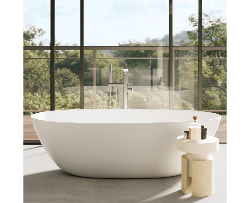 Vanna Villeroy & Boch Architectura Antao 170x75cm, Quaryl® (Lietais marmors), Balts UBQ170TAO7V-01