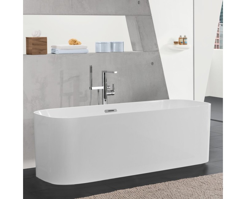 Laisvai stovinti vonia Villeroy & Boch Finion 170x70cm, Quaryl®, Alpu balta UBQ177FIN7A100V401