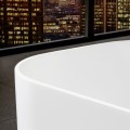 Laisvai stovinti vonia Villeroy & Boch Finion 170x70cm, Quaryl®, Alpu balta UBQ177FIN7A100V401