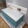 Vanna Villeroy & Boch Subway 3.0 180x80cm, Quaryl, Alpu balta UBQ180SBW2DV-01