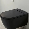 Piekaramais pods ar bide funkciju Villeroy & Boch ViClean I-100 CeramicPlus Rimfree ar SoftClose vāku Melns