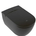 Piekaramais pods ar bide funkciju Villeroy & Boch ViClean I-100 CeramicPlus Rimfree ar SoftClose vāku Melns