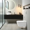 Piekaramais pods ar bide funkciju Villeroy & Boch ViClean I-200 CeramicPlus Rimfree ar SoftClose vāku Balts