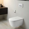 Piekaramais pods ar bide funkciju Villeroy & Boch ViClean I-200 CeramicPlus Rimfree ar SoftClose vāku Balts