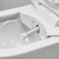 Piekaramais pods ar bide funkciju Villeroy & Boch ViClean I-200 CeramicPlus Rimfree ar SoftClose vāku Balts