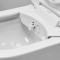 Piekaramais pods ar bide funkciju Villeroy & Boch ViClean I-200 CeramicPlus Rimfree ar SoftClose vāku Balts