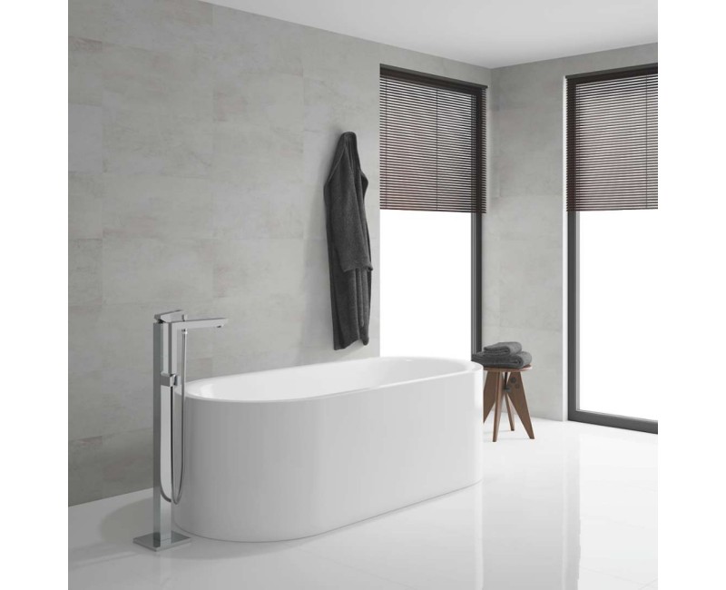 Смеситель для ванны/душа Grohe Eurocube Напольный, отделка StarLight®, хром 23672001