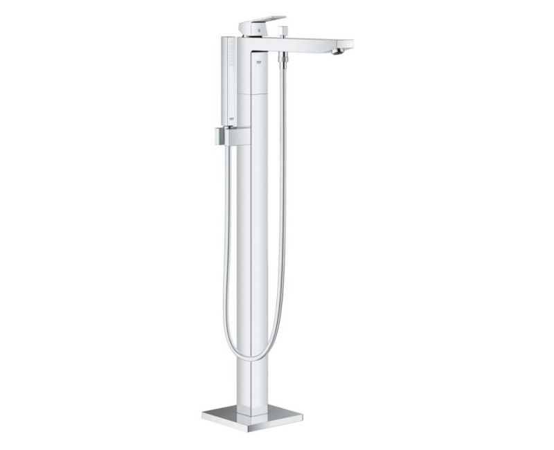 Смеситель для ванны/душа Grohe Eurocube Напольный, отделка StarLight®, хром 23672001