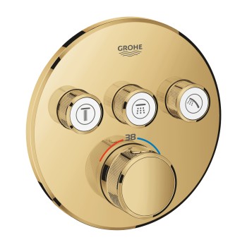 Vannas / Dušas maisītājs Grohe Grohtherm SmartControl iebūvējams 3 izvadi, Cool Sunrise  29121GL0