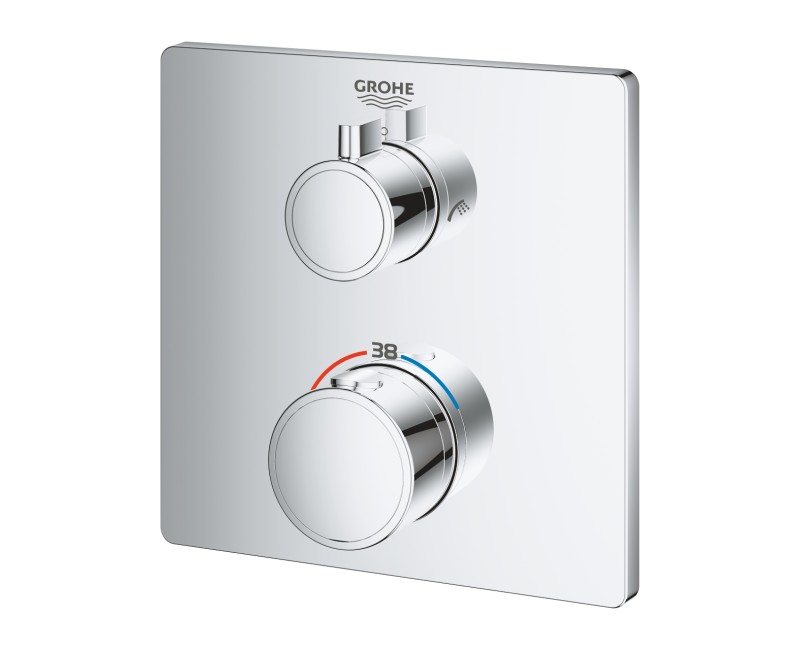 Vannas / Dušas maisītājs Grohe Grohtherm ar termostatu, hromēts 24080000